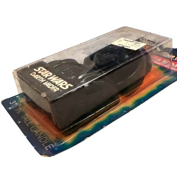 Vintage 1980 Wilton Star Wars Darth Vader Candle NOS The Empire Strikes Back - Picture 5 of 6